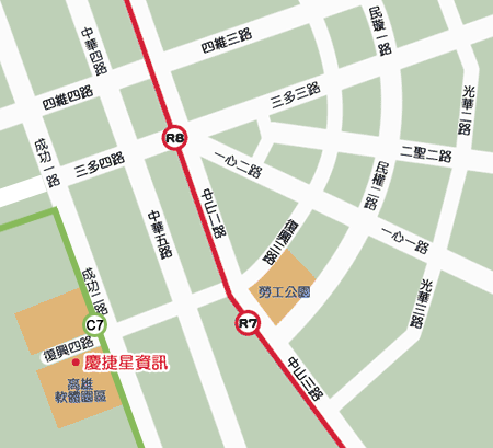 慶捷星地圖